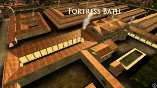 Animation of ancient Roman Fort in Caerleon Wales [upl. by Garnet]