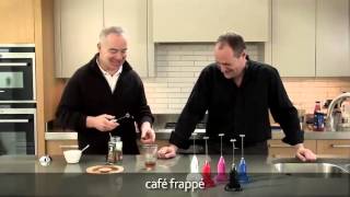 How to make a frappé coffee using an aerolatte milk frother [upl. by Garfield]