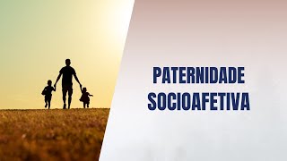 Paternidade socioafetiva [upl. by Edyaw]