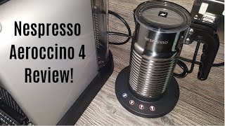 Nespresso Aeroccino 4 Milk Frother Review  Worth upgrading from the Aeroccino 3 [upl. by Aeslehc567]