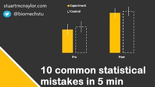 Ten Statistical Mistakes in 5 Min [upl. by Nivahb]