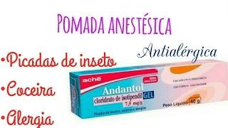 Resenha PomadaAndantol Gel [upl. by Xila]