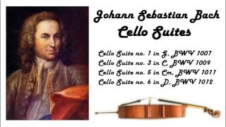 Johann Sebastian Bach  Cello suites in 432 Hz great for reading or studying [upl. by Leachim]