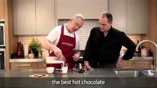 How to make a hot chocolate using an aerolatte milk frother [upl. by Rosemari136]