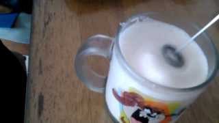 Aerolatte Review Frothing Cold Milk In Under 1 Minute [upl. by Hughes]