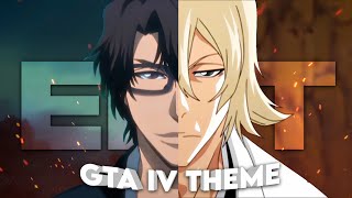 Aizen x Urahara  GTA IV Theme Edit [upl. by Ahsehat]